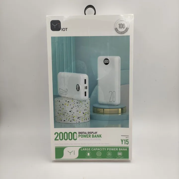 Yi%202USB%20polymer%2020000%20mAh%20Power%20Bank,Dual%20Smart%20Fast%20Charging%20Ports%20Provide%20Flexible%20Power%20-%20Image%202