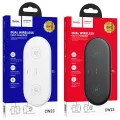 Wireless charger “CW23 Dual power” tabletop charging dock. 