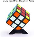 Shengshou 3x3x3 Puzzle Cube, Black. 