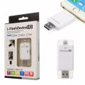 iFlash Drive iPhone iPad Direct Memory Stick with Dual USB Head Laptop Usable Normal USB Stick 8G. 