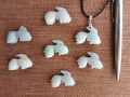 Fish pendant jade, ကျောက်စိမ်းငါး ဆွဲသီး. 