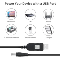 📶 ဝိုင်ဖိုင်စက် အားသွင်းကြိုး ⚡WIFI adapter , Powerbank to WIfI device power supply 🔌DC 5V ➡️ DC 12V USB Voltage Step Up Converter Cable 💡. 