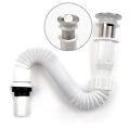 Washing Basin Drain Pipe ( Flexible White ). 
