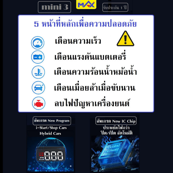 (Preorder)OBD2%20HUD%20mini%203%20New%20model%20Smart%20Gauge%20Radiator%20temperature%20Speed%20%E2%80%8B%E2%80%8BBattery%20voltage%20Set%20reminder%20Delete%20warning%20light%20code%20-%20Image%205