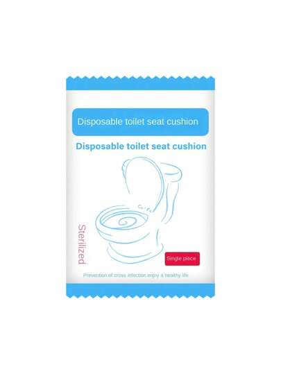 🚽သန့်စင်ခန်းသုံး Cover 🛡Disposable Toilet Seat Cover Travel Toilet ...