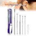 နားကလော်တံ Set_6 Pcs Mulitifunctional Functional Ear Pick Remover. 