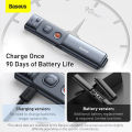 🔴🟢Red /Green Baseus Orange Dot Wireless Presenter With USB/Type-C Receiver (Rechargeable/ AAA battery type). 