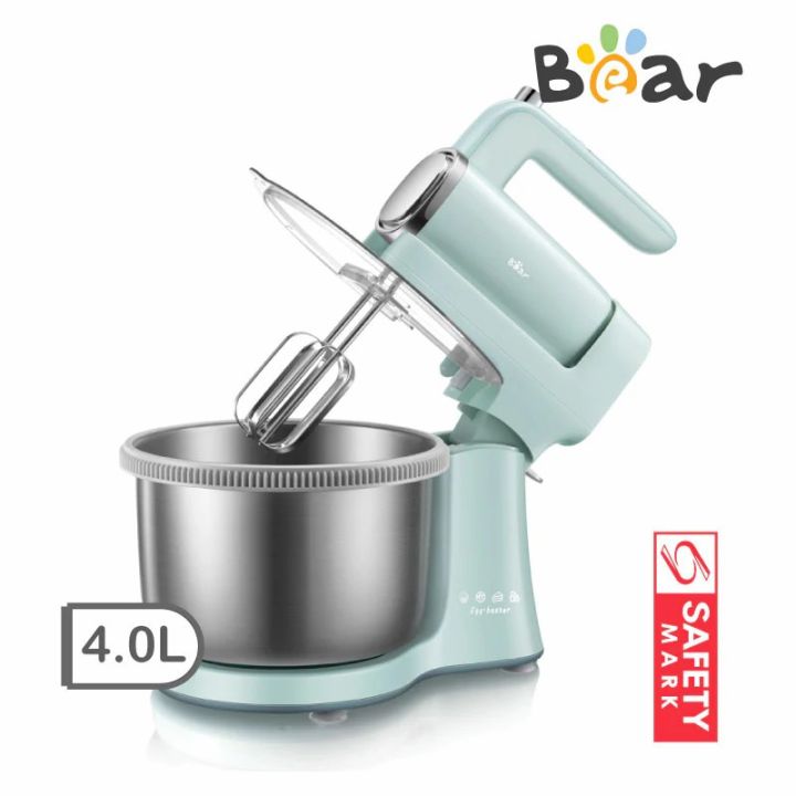 BEAR DIGITAL 4L STAND MIXER WITH STAINLESS STEEL BOWL (DDQ-B03V1)