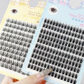 Yellow box model false eyelashes 12 mm length. 100 mink lashes long eyelash extensions natural fashion makeup professional soft and natural. 