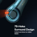 (Preorder) JISULIFE 4000mAh Portable Fan Bladeless Three-level Wind Adjustable Fashion Design Size. 