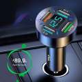 66W Fast Charging 12V Car Adapter For Mobile Phones  QC3.0 Car Charger Adapter, 4 Ports USB Lighter Adapter. 
