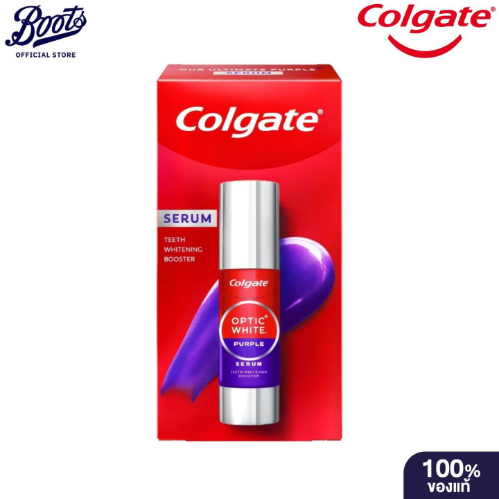 Callget Teetch (Preorder) Colgate Teeth Serum Colgate Optic White Purple Serum 40 ml ...