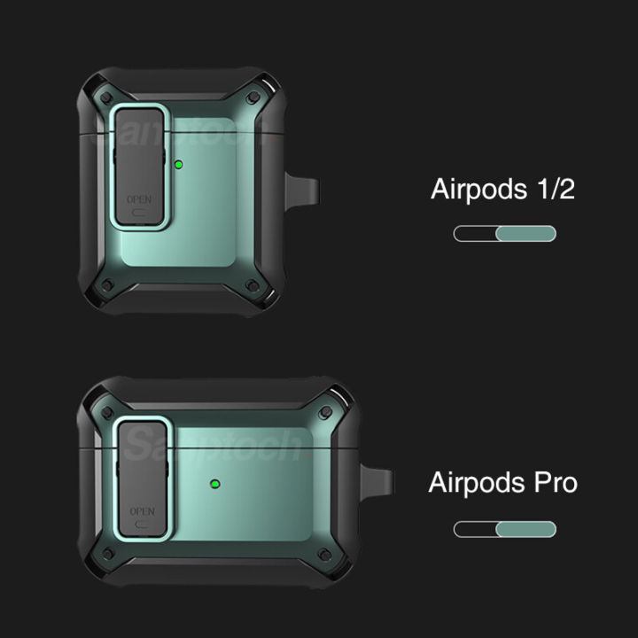 (Preorder)Sanptoch%20Switch%20Lock%20Case%20For%20Apple%20Airpods%204/Pro2/Pro/3rd/2nd/1st%20Generation%20Armor%20Military%20Full%20Cover%20Wireless%20Earphone%20Shockproof%20Protective%20Case%20With%20Keychain%20-%20Image%208