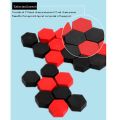 Wooden Hexagon Chess Set Shape Recognition Board Game School Family Funny Double Sided Entertainment Toy. 