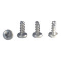 4 x ⅜" (#M3 x 8mm) ခေါင်းလုံးထိပ်တုံး စတီးစကူ Stainless Steel Cross Recessed Phillips Pan Head Dog Point Screw (Stock Limited). 