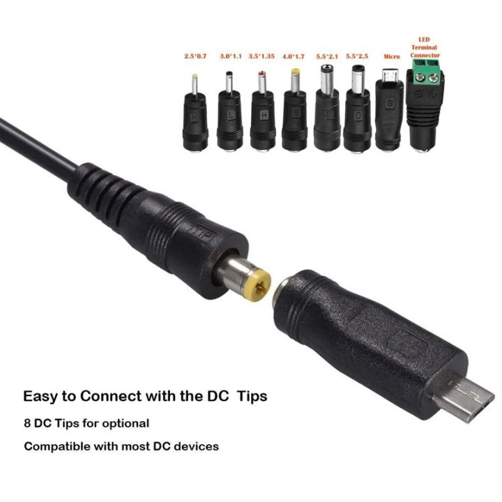 30W%20Universal%20Power%20Adapter%203V%204.5V%205V%206V%207.5V%209V%2012V%20AC%20DC%20Charger%20Converter%20+%205V%202.1A%20USB%20Port%20With%208Pcs%20jack%20-%20Image%202