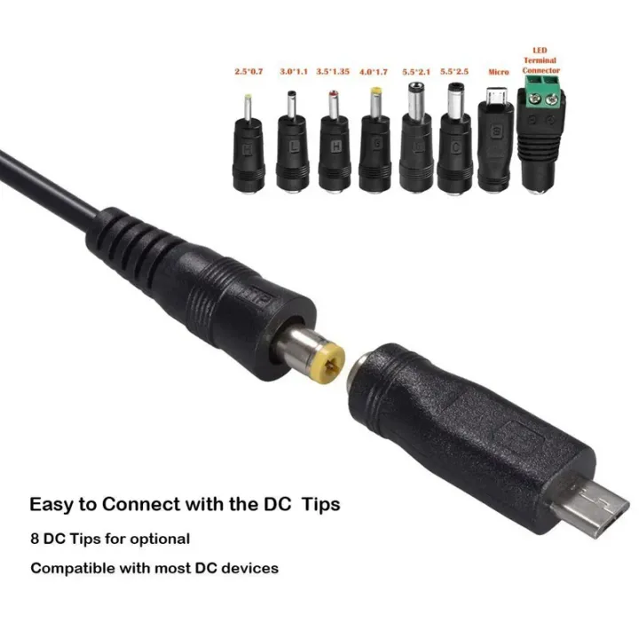 30W%20Universal%20Power%20Adapter%203V%204.5V%205V%206V%207.5V%209V%2012V%20AC%20DC%20Charger%20Converter%20+%205V%202.1A%20USB%20Port%20With%208Pcs%20jack%20-%20Image%202