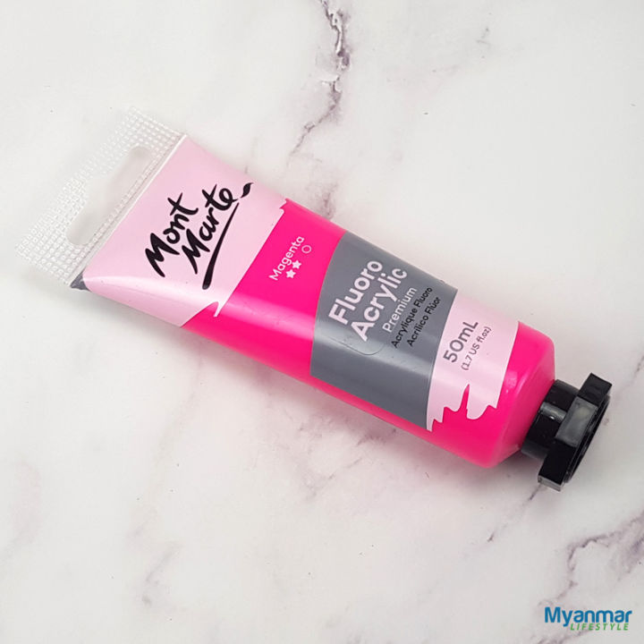 Magenta%20-%20Fluorescent%20Acrylic%20-%20%2050ml%20-%20Mont%20Marte%20-%20Image%205