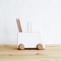 (Preorder) Minimal Food Truck, White, Pencil Holder, Pen Holder, Toothbrush Holder, Toothpaste Holder, Detachable, 2 Pieces, by AquaproThailand. 