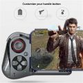 Tech Infinite MOCUTE-059 One-handed Wireless Bluetooth Gamepad for Android IOS Phone PUBG Game Pad Rechargeable Game Handle Color: White, Black. 