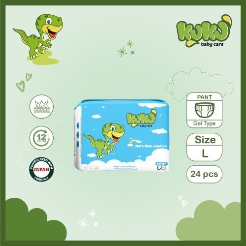 Ku Ku Disposable Baby Diaper L-24 (Pant)