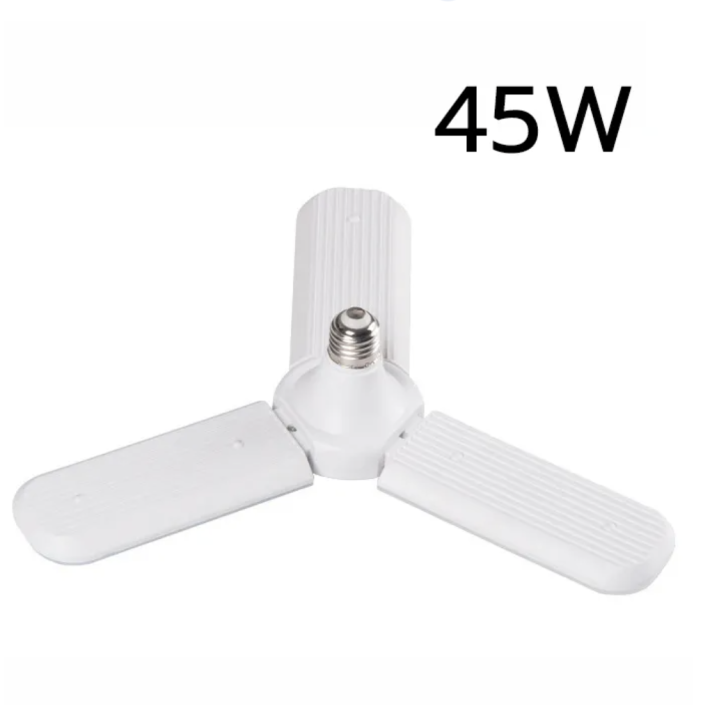 45w LED bulb, foldable, expandable to increase brightness, Fan Blade ...