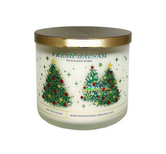 (Preorder)Bath and Body Works FRESH BALSAM 1-Wick Candle 411g.