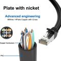 RJ45 1 Male to Three Female Ethernet Splitter Socket Port LAN Ethernet Network Splitter Adapter Cable. 
