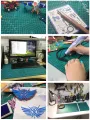 A4/A3/A2/A1 Self Healing Cutting Mat | Cutting Pad | Craft Cutting Board | Non-Slip Surface For Fabric | Double Sided Line Guides Self Healing Craft Mat | Desk DIY Handmade Stickers Cutting Plate Office Supplies | PVC Patchwork Cut Pad Durable Tools. 