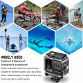 (Preorder) Telesin Waterproof Case with 3-Pack Diving Filters for GoPro Hero 9, Hero 10, and 11 Black, Supports 45m/148ft Underwater Diving with Mounting Bracket, Purple, Red, and Blue Filters, Professional Accessories. 