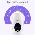 CkeyiN Professional IPL Permanent Hair Removal Device with 8 Levels for Body & Face 600000 Flashes IPL Laser Hair Removal System for Bikini Legs Underarm Arm Hair Removal MT099. 