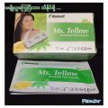 Ms. Tellme Ovulation Test (Cassette) 1 pc သားဥကြွေချိန်သိရှိရန်စမ်းသပ်အသုံးပြုသည့်အမျိုးသမီးဆီးစမ်းပစ္စည်း. 