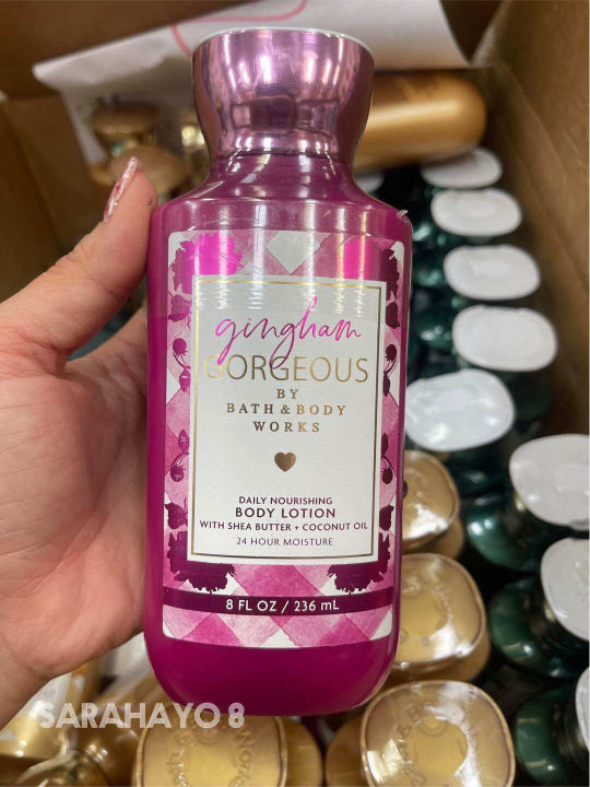 (Preorder)Bath & Body Works Gingham Gorgeous Daily Nourishing Body Lotion 236ml. Genuine