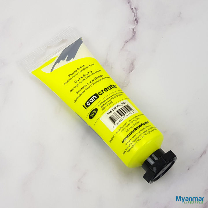 Yellow%20-%20Fluorescent%20Acrylic%20-%20%2050ml%20-%20Mont%20Marte%20-%20Image%203
