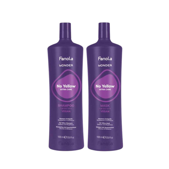 (Preorder)%C2%A0(Super%20Value%20Set%201000%20ml.)%20FANOLA%20Shampoo%20&%20Mask%20(No%20Yellow)%20for%20dull%20grey%20hair.%20Nourishes%20hair%20through%20chemical%20processes%20without%20damaging%20hair%20color.%20Presses%20the%20yellow%20pigments,%20locks%20in%20and%20adds%20beautiful,%20vibrant%20color.%20-%20Image%202