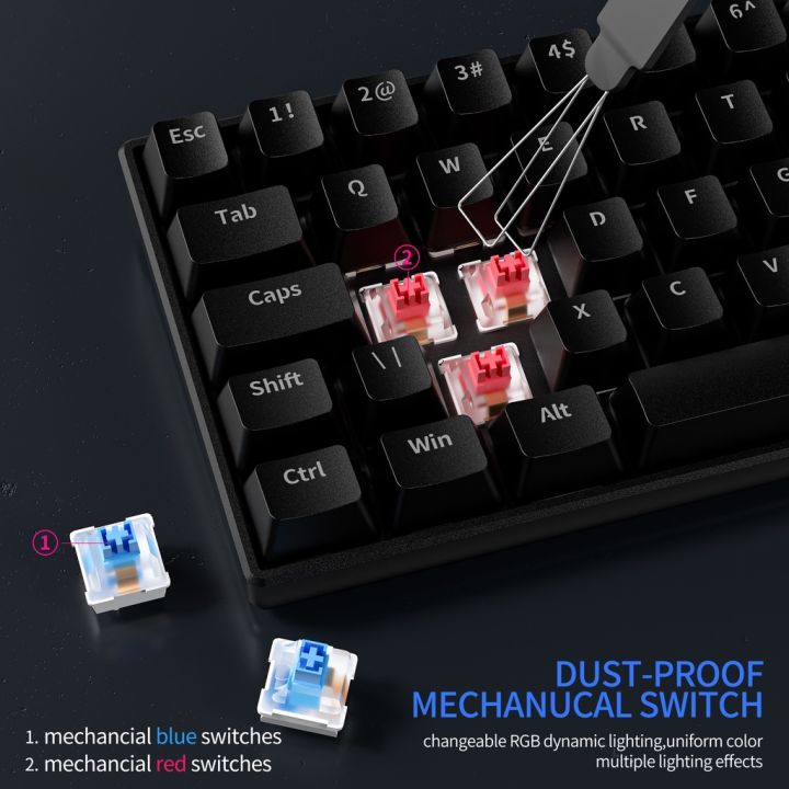ZIFRIEND%20ZA646%20(64%20Keys)%2060%25%20Mechanical%20Keyboard%20Keyboard%20RGB%20Backlit%2063%20Keys%20Wired%20Anti-Ghosting%20Gaming%20Keyboard%20Type-C%20Keys%20English%20Language%20Available%20Red%20Switches%20Ergonomic%20Backlit%20RBG%20Mechanical%20for%20Gaming%20LED%20flat%20low%20profile%20key%20cap%20detachable%20cable%20-%20Image%208
