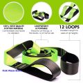 Yoga Stretcher Band with Loops/More Flexibility for Door Trainers, Leg Stretch, Ballet Stretch Band. 
