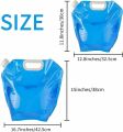 Collapsible Water Container Bag,Outdoor,Folding water Storage jug with Valve for Camping Hiking Backpack Emergency, Water Carrier Lifting Bag for Sport Camping Riding-BPA Free (XL). 