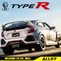 (Preorder) LEO 1:32 Scale HONDA CIVIC TYPE-R DIECAST model alloy car sound and light pull back caR TOYS COLLECTION Toys for boys Gift Collection ကလေးကစားစရာအရုပ်. 