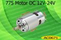 775 Motor DC 12-24V. 