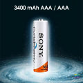 Sony Cycle Energy 4300mAh Rechargeable Battery AAA /AA NiMH Long Lasting Use. 