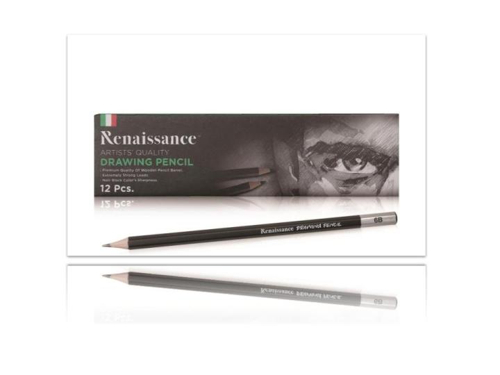 RENAISSANCE%20DRAWING%20PENCIL%206B%20(12PCS/BOX)%20-%20Image%204
