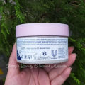 Dove exfoliating body scrub (pomegranate seeds and shea butter scent). 
