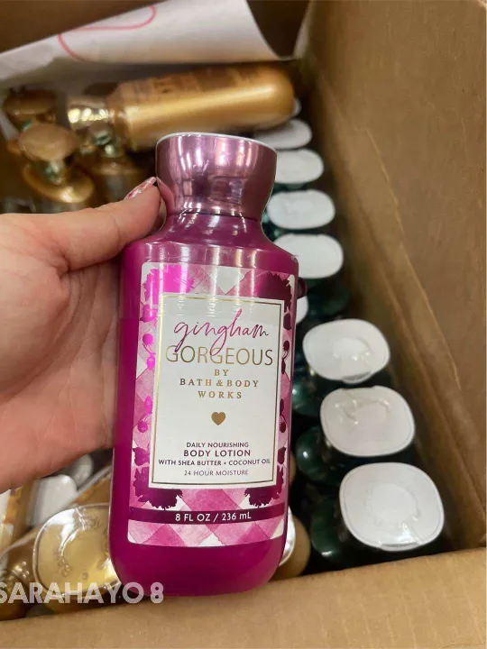 (Preorder)Bath%20&%20Body%20Works%20Gingham%20Gorgeous%20Daily%20Nourishing%20Body%20Lotion%20236ml.%20Genuine%20-%20Image%202