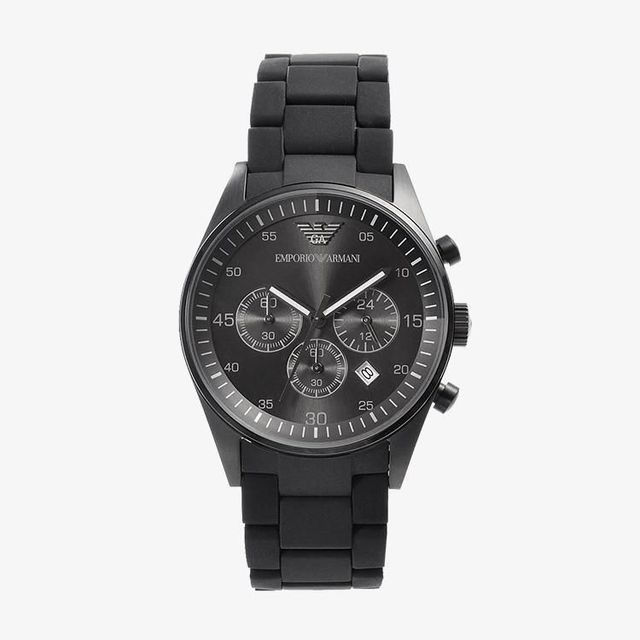 (Preorder) EMPORIO ARMANI Men's Watch Model AR5889 Classic Men's Black Sportivo - Black အမျိုးသားလက်ပတ်နာရီ