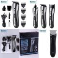3 in1 Kemei Electric Hair Clipper ခေါင်းရိတ်စက်. 