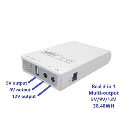 WGP Mini UPS (10400 mAh) for router and cctv