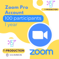 Zoom Pro License (အယောက် ၁၀၀ ဆံ့). 
