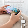 2 in 1 Type-C and 3.5mm Cable for Android Dual Aluminum Splitter. 