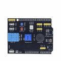 DHT11 LM35 Temperature Humidity Sensor Multifunction Expansion Board Adapter For Arduino UNO R3 RGB LED IR Receiver Buzzer I2C. 
